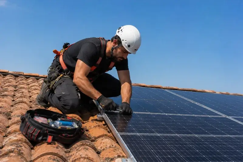 Maintenance et monitoring de panneaux solaires à Saint-Christophe-et-le-Laris