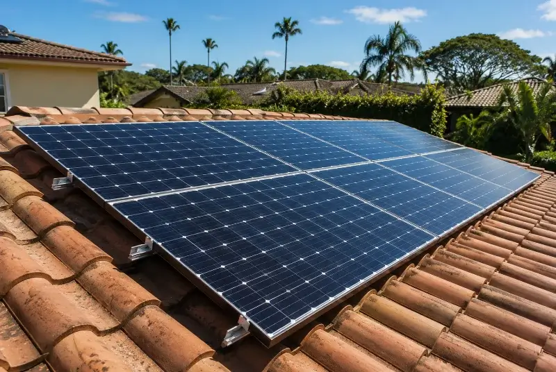Installation de panneaux solaires à Saint-Christophe-et-le-Laris
